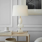 Настольная лампа на фигурном мраморном основании Conundrum варинант исполнения - 2 | Loft Concept во Владивостоке