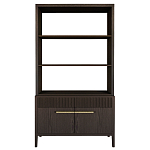 Стеллаж Primo с ящиками Темный орех варинант исполнения - 8 | Loft Concept во Владивостоке