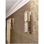 Бра прямоугольное с текстурным природным рисунком IceFlame варинант исполнения - 6 | Loft Concept во Владивостоке