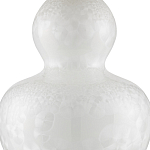 Настольная лампа фарфоровая с плиссированным конусовидным абажуром White Glaze варинант исполнения - 1 | Loft Concept во Владивостоке