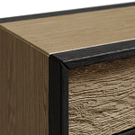 Комод 4 ящика с подсветкой на рельефном фасаде Warm Industrial варинант исполнения - 4 | Loft Concept во Владивостоке