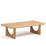 Стол журнальный из массива и шпона дуба Oak Essence Carden варинант исполнения - 1 | Loft Concept во Владивостоке