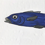 Плитка с узором Рыба пловчиха варинант исполнения - 5 | Loft Concept во Владивостоке