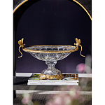 Чаша из прозрачного стекла с рельефным ободком и фигурками стрекоз Eden Garden варинант исполнения - 2 | Loft Concept во Владивостоке