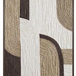 Панно из шнура геометрическая абстракция wall panel line II варинант исполнения - 1 | Loft Concept во Владивостоке