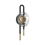 Бра с черным основанием и золотистым декором Bruno варинант исполнения - 4 | Loft Concept во Владивостоке