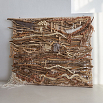 Большая Абстрактное Панно из веток и нитей Dryad Wall Art варинант исполнения - 4 | Loft Concept во Владивостоке