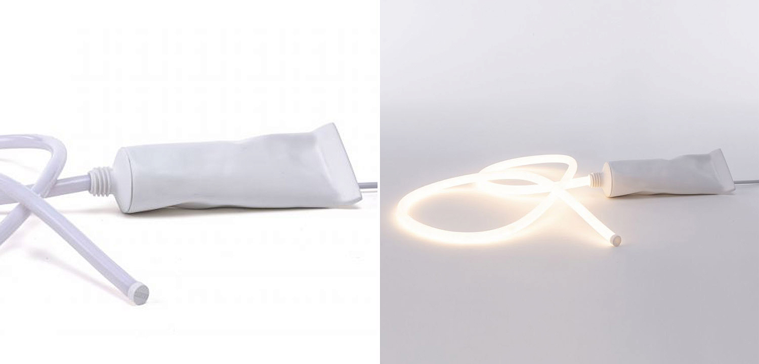 Настольная лампа Seletti Daily Glow Toothpaste Настольная лампа Seletti Daily Glow Toothpaste - Loft-Concept во Владивостоке