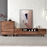 Тумба под телевизориз массива дерева TV Stand made of Walnut Wood варинант исполнения - 2 | Loft Concept во Владивостоке