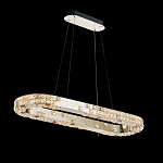 Люстра овальная с мозаичным хрустальным оформлением Sparks of Crystal варинант исполнения - 1 | Loft Concept во Владивостоке