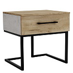 Тумба прикроватная с ящиком в стиле лофт Urban Style Space 2 варинант исполнения - 1 | Loft Concept во Владивостоке