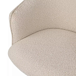 Кресло офисное полукруглое с буклированной обивкой Adjustable Chair варинант исполнения - 3 | Loft Concept во Владивостоке