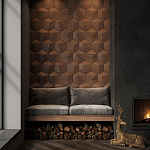 Гипсовая 3D панель с принтографией PM-30 варинант исполнения - 4 | Loft Concept во Владивостоке