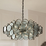 Люстра с каскадом из круглых стеклянных дисков Small Round Sequins варинант исполнения - 5 | Loft Concept во Владивостоке