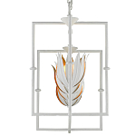 Люстра белая прямоугольная с абажурами в виде цветков тюльпана White Tulips варинант исполнения - 4 | Loft Concept во Владивостоке