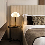 Настольная лампа c абажуром в форме купола из натурального камня  Heavenly Harmony варинант исполнения - 5 | Loft Concept во Владивостоке