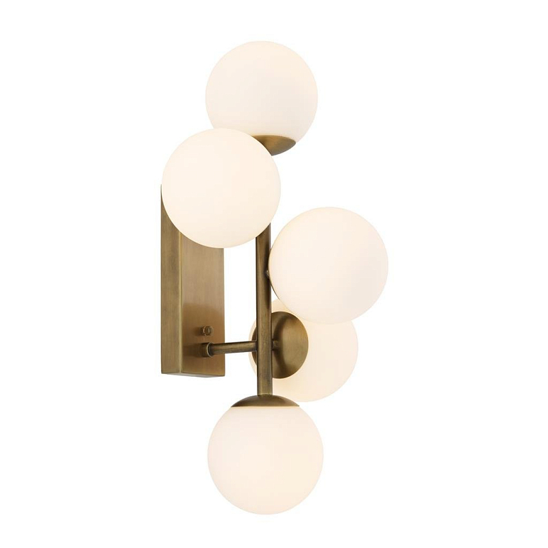 Бра Eichholtz Wall Lamp Libris Латунь Белый Бра Eichholtz Wall Lamp Libris Латунь Белый во Владивостоке | Loft Concept