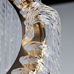 Люстра с подвесными рифлеными стеклянными трубками Nembus варинант исполнения - 20 | Loft Concept во Владивостоке