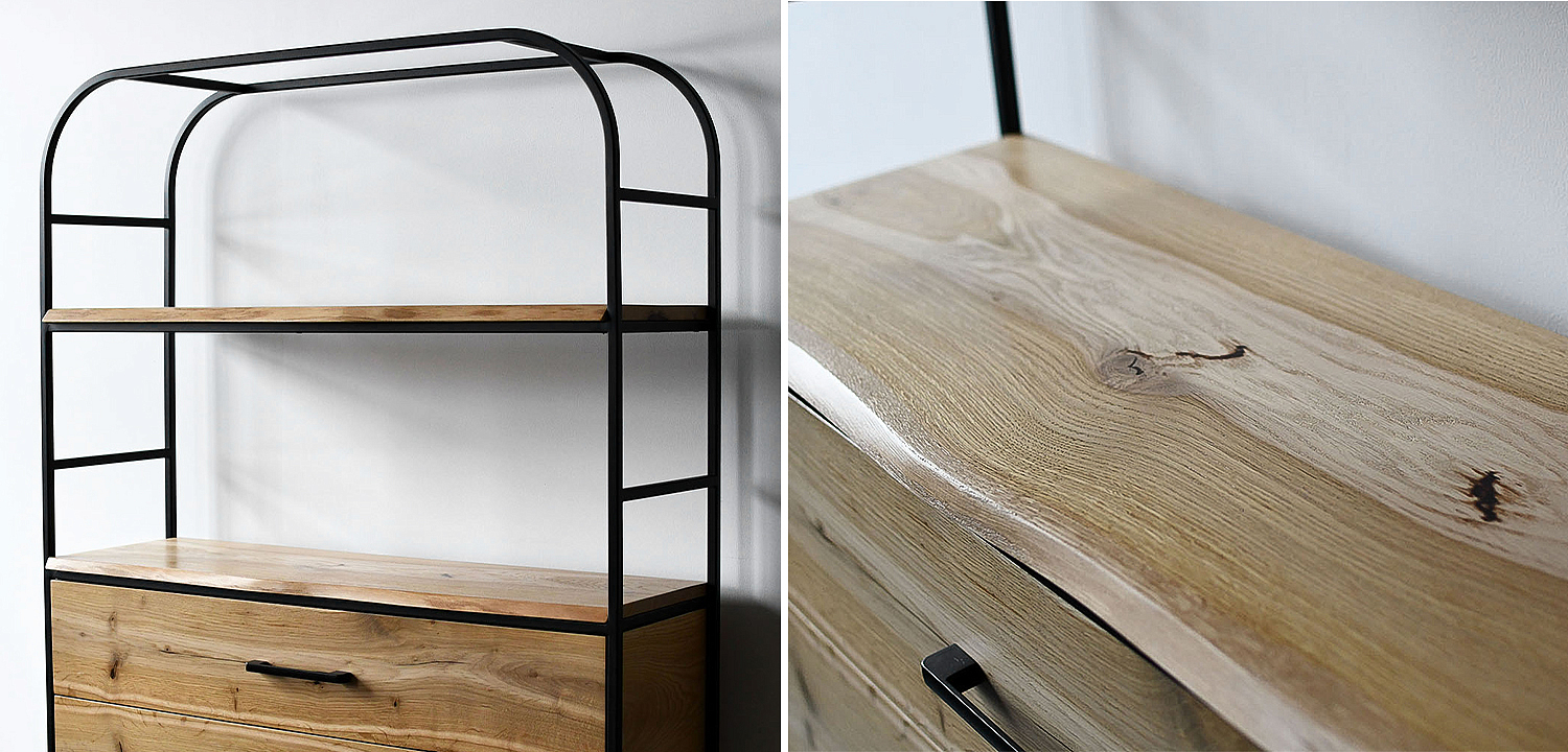 Стеллаж Glenn Industrial Metal Rust Two Drawers Rack Стеллаж Glenn Industrial Metal Rust Two Drawers Rack - Loft-Concept во Владивостоке
