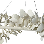 Люстра White Bionic Petals Flo Ring Chandelier варинант исполнения - 3 | Loft Concept во Владивостоке