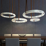 Люстра в форме обруча из натурального камня Minerals of Light варинант исполнения - 7 | Loft Concept во Владивостоке