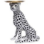 Декоративная статуэтка с подносом Leopard Tray Statuette варинант исполнения - 1 | Loft Concept во Владивостоке