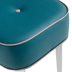 Квадратный мягкий пуф на белых ножках Winton Pouf Square варинант исполнения - 14 | Loft Concept во Владивостоке