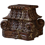 Подсвечник из массива тика Antique Candle Holder варинант исполнения - 1 | Loft Concept во Владивостоке