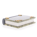 Шкатулка в виде книги из натурального камня змеевик Stone Casket варинант исполнения - 4 | Loft Concept во Владивостоке