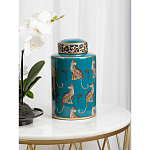 Ваза фарфоровая с крышкой Leopard Ccollection варинант исполнения - 3 | Loft Concept во Владивостоке