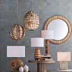 Люстра в форме шара с декором из круглых декоративных элементов Texture Discs варинант исполнения - 4 | Loft Concept во Владивостоке