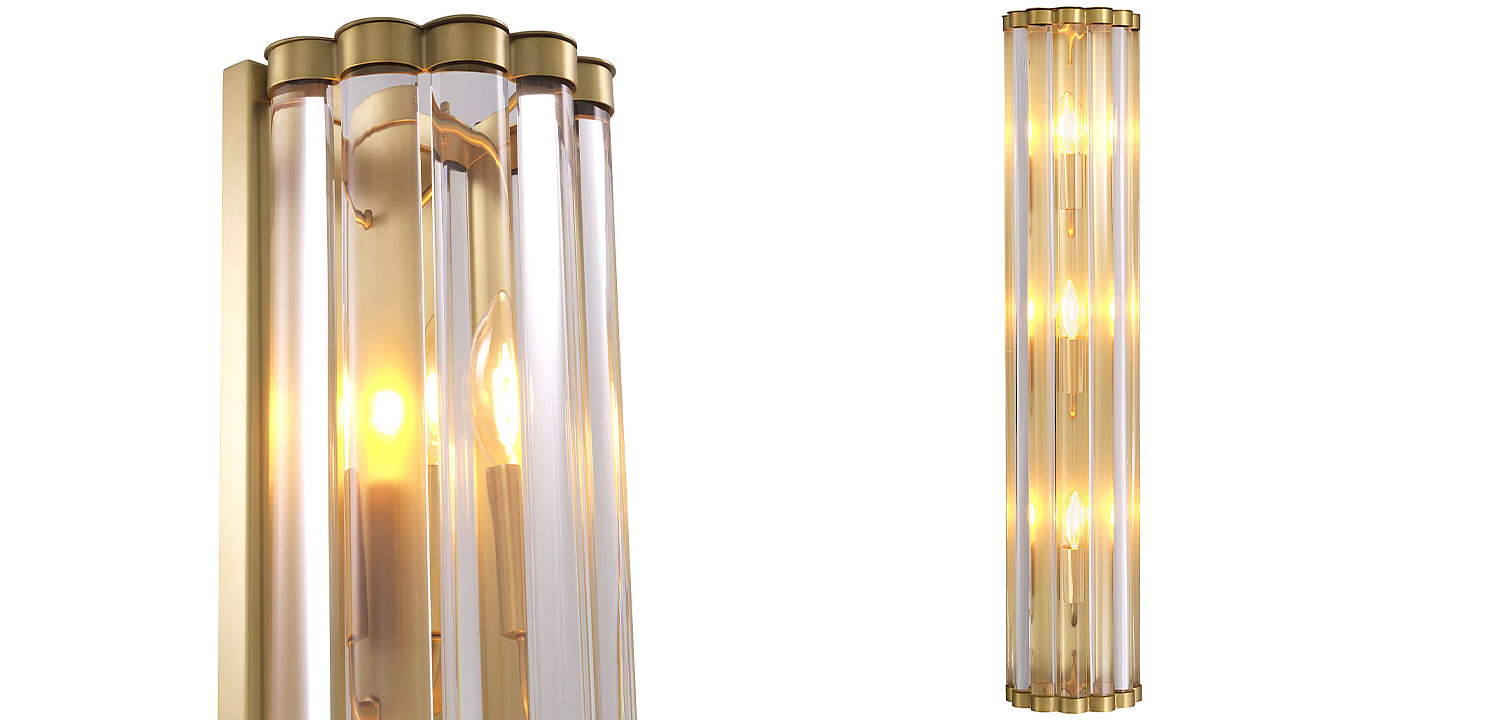 Бра Eichholtz Wall Lamp Amalfi Brass Бра Eichholtz Wall Lamp Amalfi Brass - Loft-Concept во Владивостоке