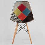 Стул с обивкой в технике пэчворк DSW варинант исполнения - 4 | Loft Concept во Владивостоке