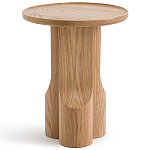 Приставной столик из массива дерева Walnut Triple варинант исполнения - 4 | Loft Concept во Владивостоке