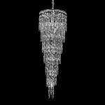 Люстра многоярусная каскадная с хрустальными подвесками Roul Crystal Light варинант исполнения - 3 | Loft Concept во Владивостоке