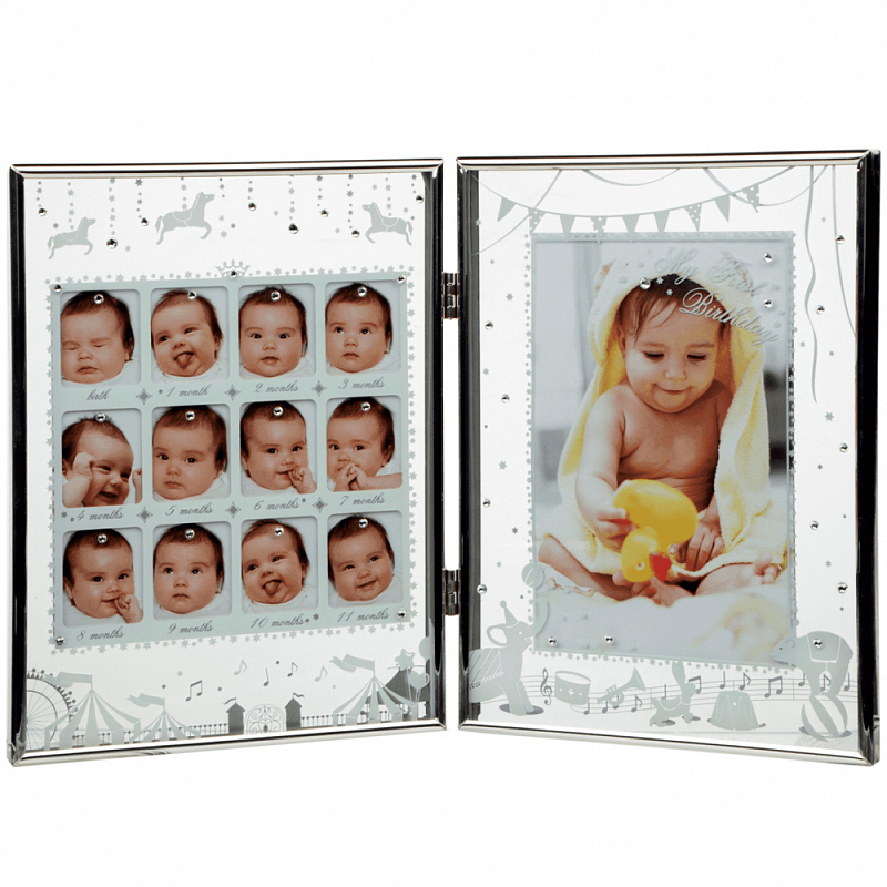 Фоторамка детская Childhood Corner Серебряный Фоторамка детская Childhood Corner Серебряный во Владивостоке | Loft Concept
