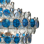 Люстра с каскадом из круглых декоративных элементов Harmony of Light варинант исполнения - 1 | Loft Concept во Владивостоке