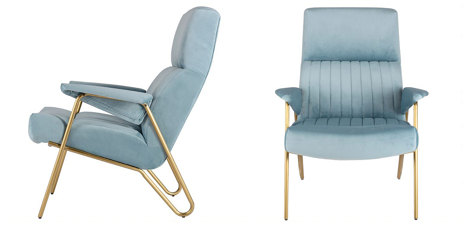 Кресло Solonar light blue Кресло Solonar light blue - Loft-Concept во Владивостоке