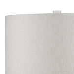 Настольная лампа мраморная с тканевым цилиндрическим абажуром Sharpened варинант исполнения - 2 | Loft Concept во Владивостоке