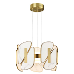 Люстра с мраморными вставками Marble Plates варинант исполнения - 2 | Loft Concept во Владивостоке