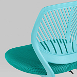 Яркий компьютерный стул Tropica Turquoise варинант исполнения - 6 | Loft Concept во Владивостоке