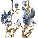 Подсвечник Candleholder Birds Atlanta Set 2 Pcs варинант исполнения - 3 | Loft Concept во Владивостоке