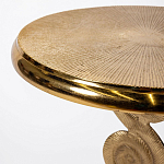 Кофейный стол из металла с круглой столешницей Table Gold Metal варинант исполнения - 2 | Loft Concept во Владивостоке