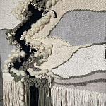 Панно ручная работа Черно-Белый Природный Орнамент  варинант исполнения - 1 | Loft Concept во Владивостоке