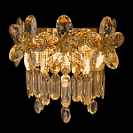 Бра с декоративными элементами в виде крупных хрустальных цветов Palace Gardens варинант исполнения - 2 | Loft Concept во Владивостоке