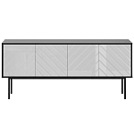 Длинная тумба с зеркальным декором Serena варинант исполнения - 4 | Loft Concept во Владивостоке