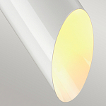 Подвесной светильник белого цвета с вытянутым цилиндрическим плафоном с косым срезом Elstead Lighting варинант исполнения - 5 | Loft Concept во Владивостоке