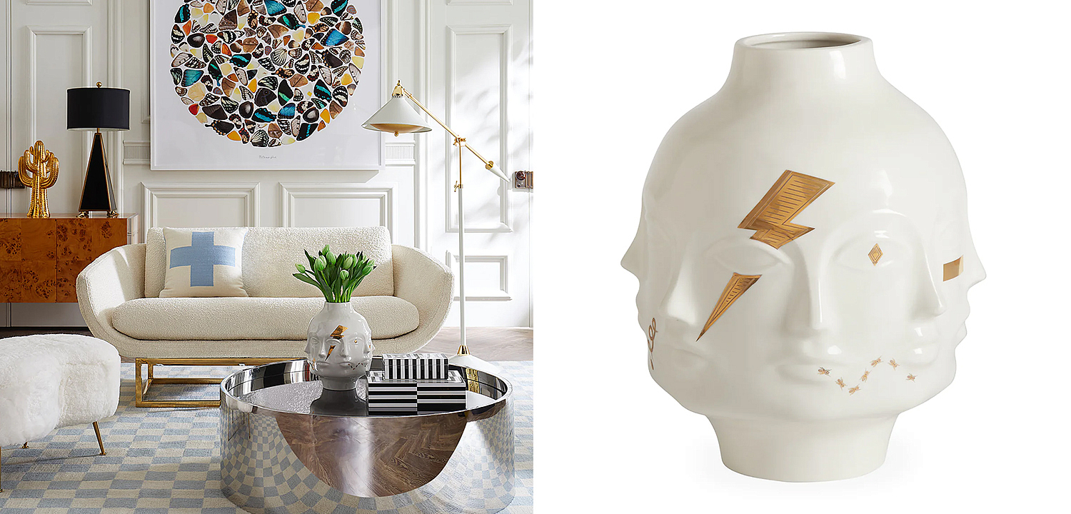 Ваза Jonathan Adler Gilded Dora Maar Large Vase Ваза Jonathan Adler Gilded Dora Maar Large Vase - Loft-Concept во Владивостоке