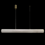 Подвесной светильник линейный цилиндрической формы из натурального алебастра Alabaster Geometry варинант исполнения - 2 | Loft Concept во Владивостоке