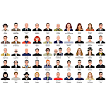 The Lives of 50 Fashion Legends варинант исполнения - 3 | Loft Concept во Владивостоке